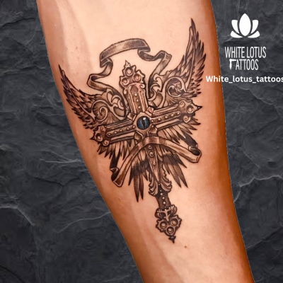 Cross tattoo